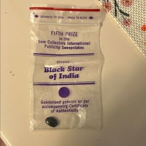 Black Star of India Gemstone